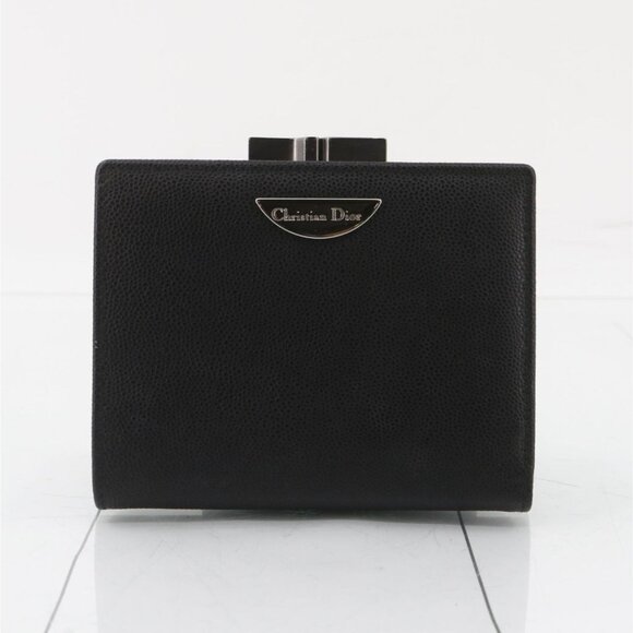 Dior Bifold Black Leather Wallet - Picture 1 of 12